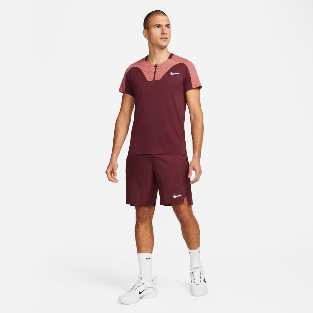 Мужские теннисные шорты Nike Dri-Fit Court 9in Shorts Men - Dark Red
