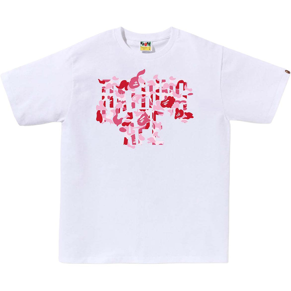 A Bathing Ape Bathing Ape Футболка белый розовый
