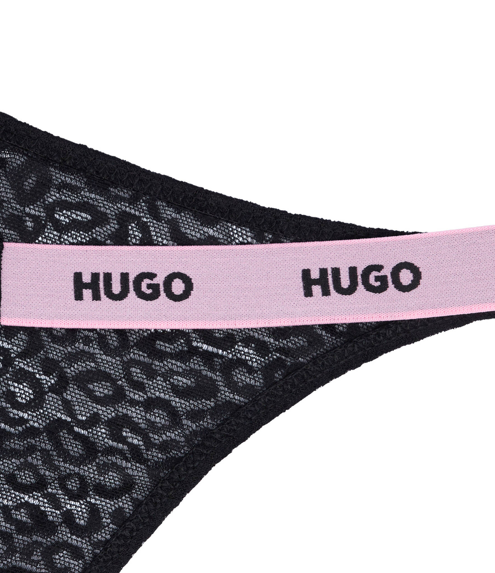 Кружевные стринги Hugo Bodywear - черный(50508504)