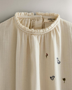 ZARA HOME ДЕТСКИЙ КОМБИНЕЗОН, КРЕМОВЫЙ