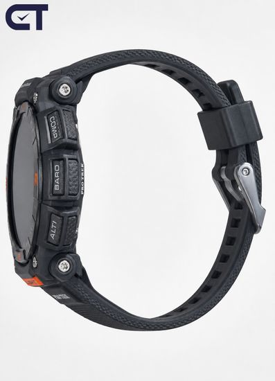 CASIO PRG-340-1DR PRO TREK мужские наручные часы — солнечная PRO TREK с Triple Sensor и Duplex LCD