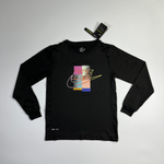 Купить черный лонгслив Nike