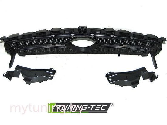 Решетка радиатора BLACK SILVER SPORT LOOK для MERCEDES CLA W117 13-19