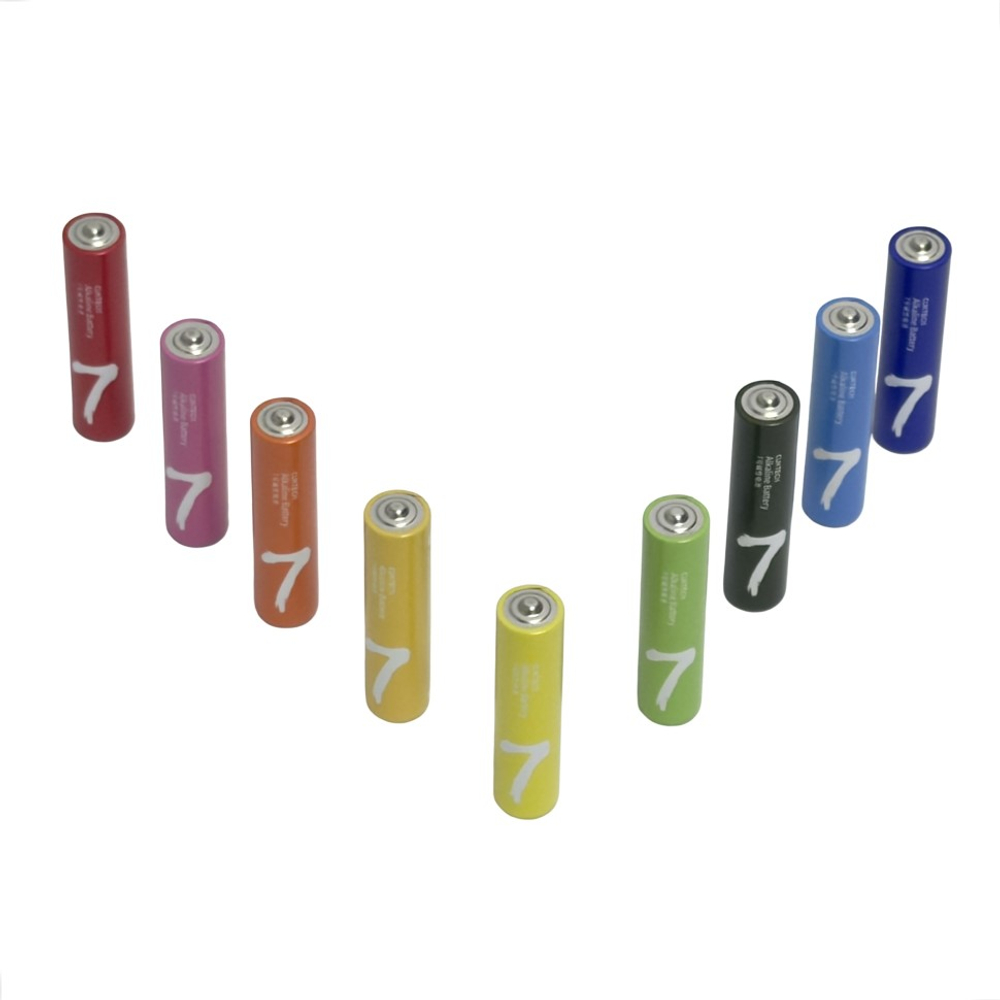 Батарейки CUKTECH AAA LR03 10 шт. цветные