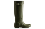 HUNTER Thermal Abrasion Resistant Slip Resistant Rain Boots Women"s Green