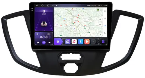 Магнитола для Ford Transit 7 2014-2023 - Kuberg SF-9287 QLed+2K, Android 12, Быстрая, CarPlay, 4G SIM-слот