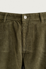ВЕЛЬВЕТОВЫЕ БРЮКИ CARROT FIT С ЭФФЕКТОМ ПОТЕРТОСТИ — ZARA
