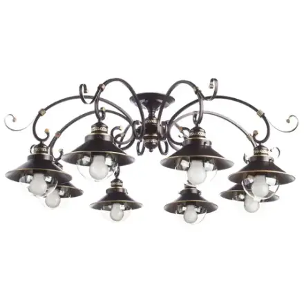 Потолочная люстра Arte Lamp GRAZIOSO A4577PL-8CK, 8хE27