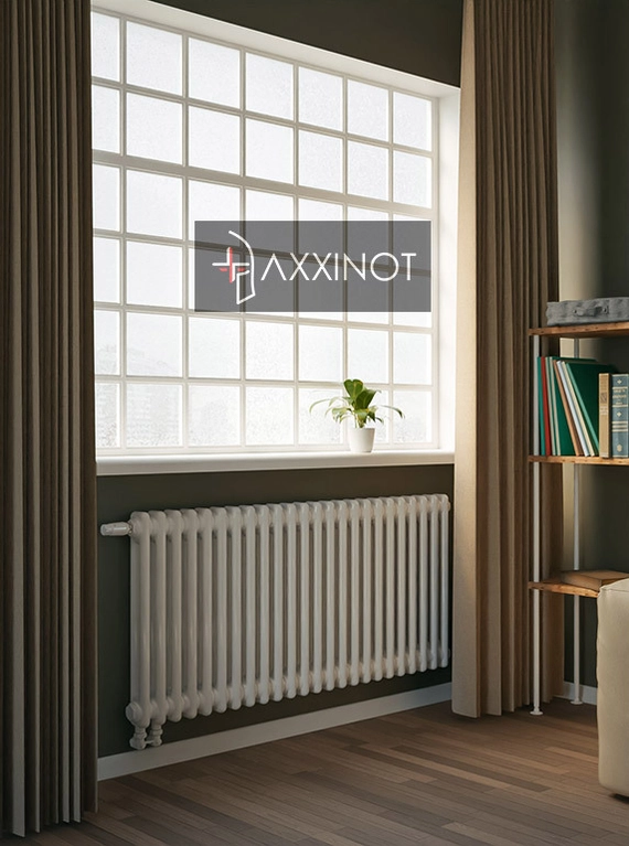 Axxinot Sentir 2070 - двухтрубный трубчатый радиатор высотой 700 мм, нижнее подключение с термовентилем