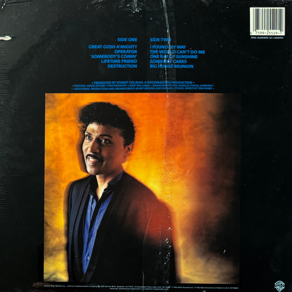 Little Richard ‎– Lifetime Friend (США 1986г.) Т