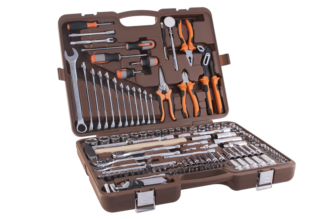 OMT150S (OMT150S18) Набор инструмента универсальный 1/4", 3/8" и 1/2"DR, 150 предметов