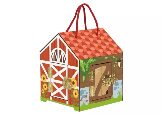 Pazl \ Puzzle \ Пазлы 61997 - Lock House Tiny Tails MULTI