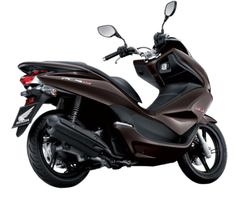 64502-KWN-902ZJ. COVER, L. FR. *YR304M*, Brown. Honda PCX.