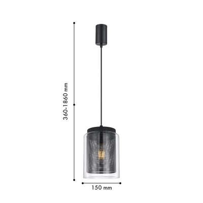 Подвес Galler 4347-1P, 1*E27*40W. ТМ F-Promo