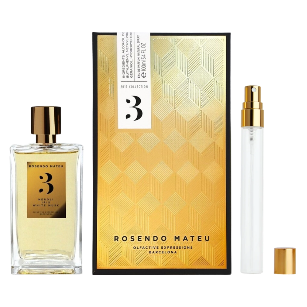 Распив ROSENDO MATEU 3 Neroli Iris White Musk edP 1ml
