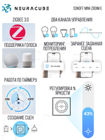 Zigbee Выключатель с функцией диммирования SONOFF MINI-ZBDIM-E