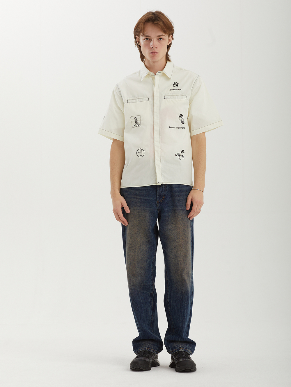 Мужская Рубашка No Where Button Up