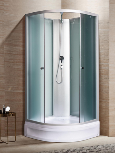 Душевая кабина RIVER NARA LIGHT Б/К XL  80/24 MT  80x80x220 10000006218 Универсальная Четверть круга