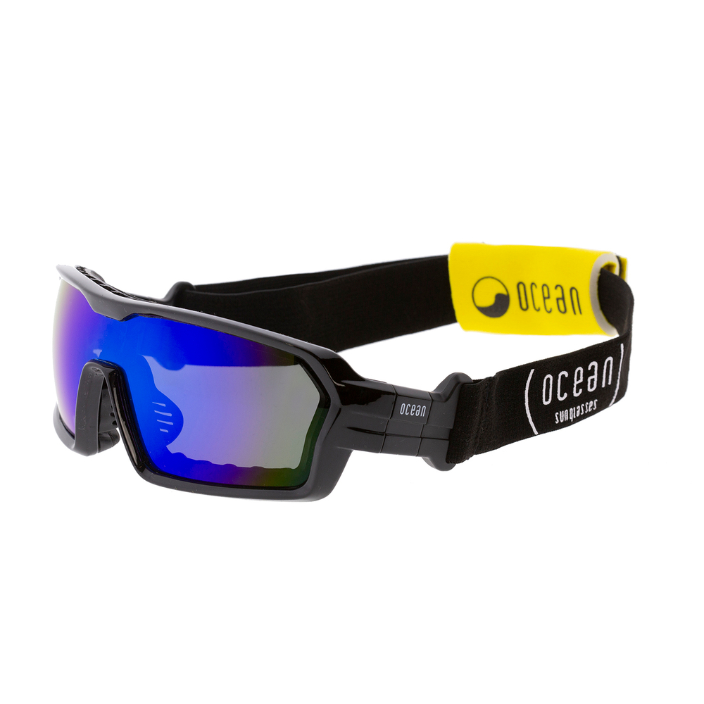Спортивные очки OCEAN Chameleon Black / Revo Blue Polarized lenses