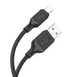 Кабель HOCO X90 USB-microUSB 2.4A 1м Silicone Black