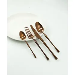 Вилка столовая 21 см матовая цвет медь PVD 1920-Copper P.L. [12]