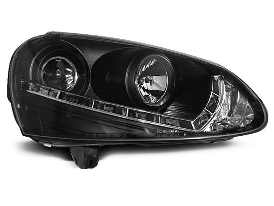 Фары передние BLACK для VW GOLF 5 03-08
