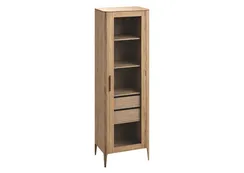 Витрина Type oak стеклянная высота 200 см R (натуральный дуб)