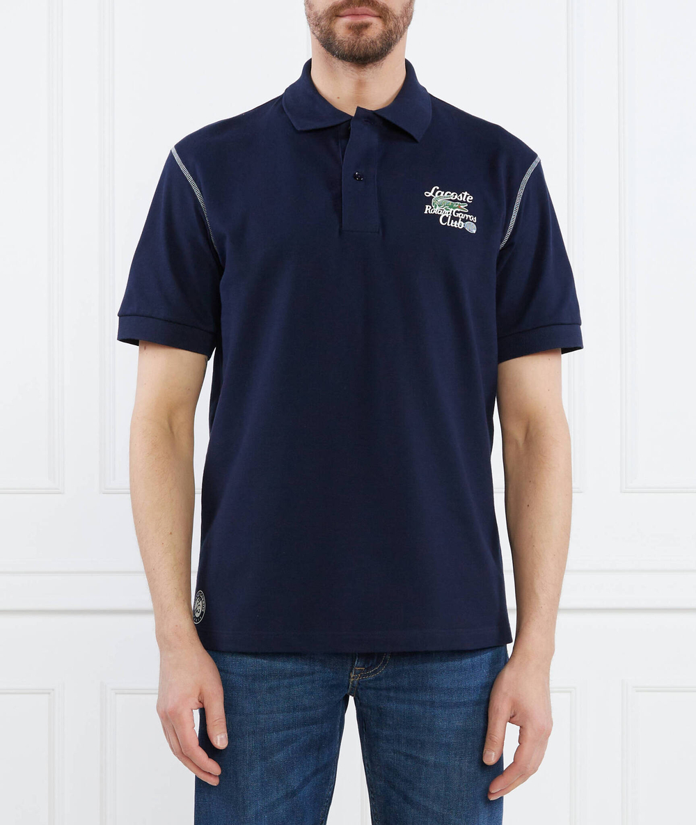 Поло Lacoste - темно-синий(PH6767)