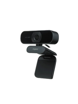 Веб-Камера, Rapoo, C260, USB2.0, 1080x720, 2.0Mpx,Микрофон, Длинакабеля150см, Крепление: зажим, Чёр