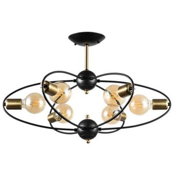 Потолочная люстра 6*Е27 A1963PL-6BK чёрный Glasgow Arte Lamp