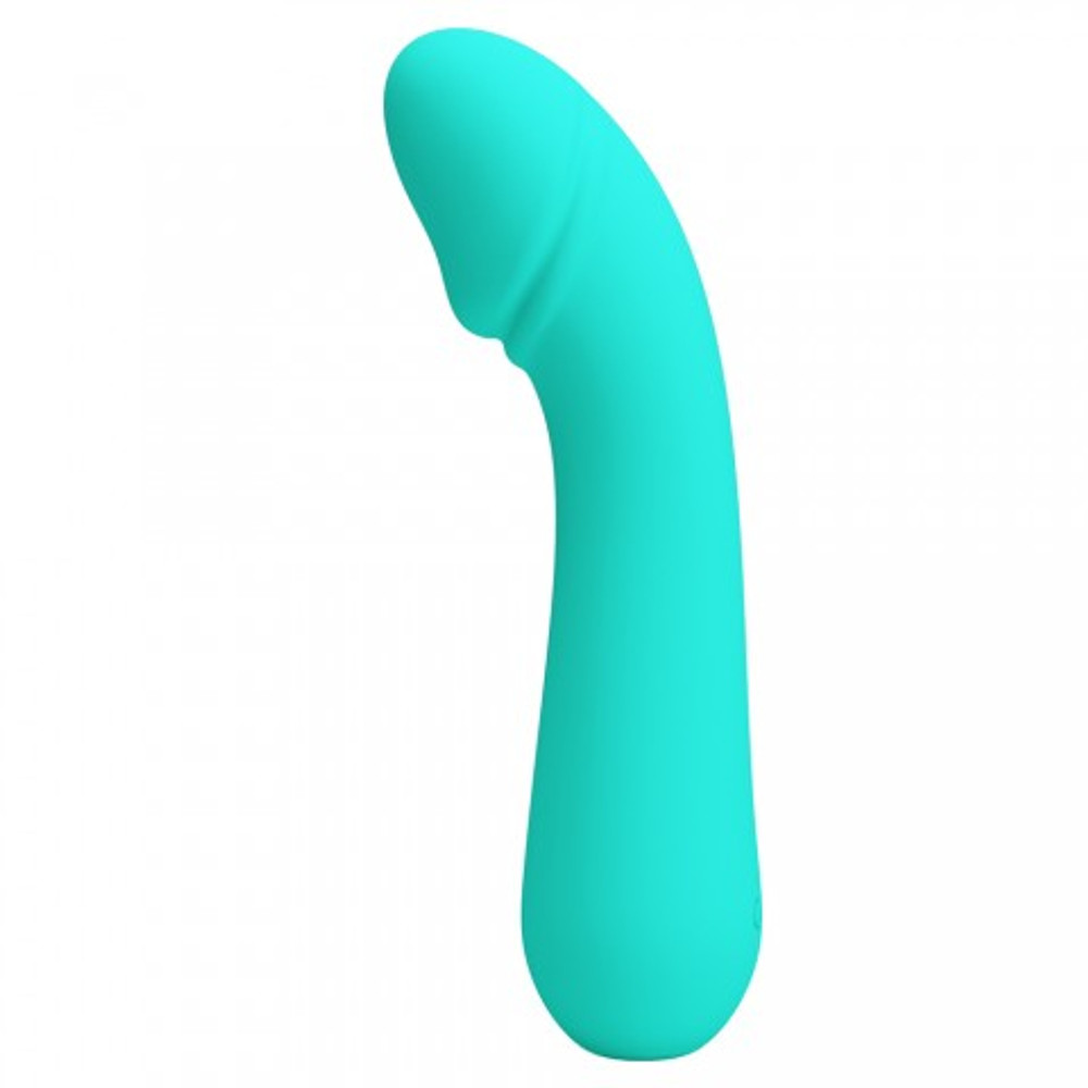 Вибратор Cetus Super Soft (15 см) бирюзовый