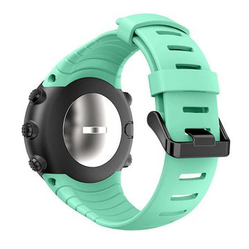 Ремешок силиконовый для Suunto Core спортивный (Мятно-зеленый)