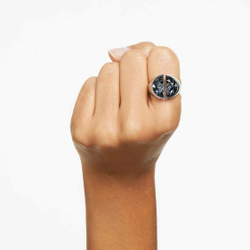 LUCENT:RING HALF CUT GRY/RHS 60