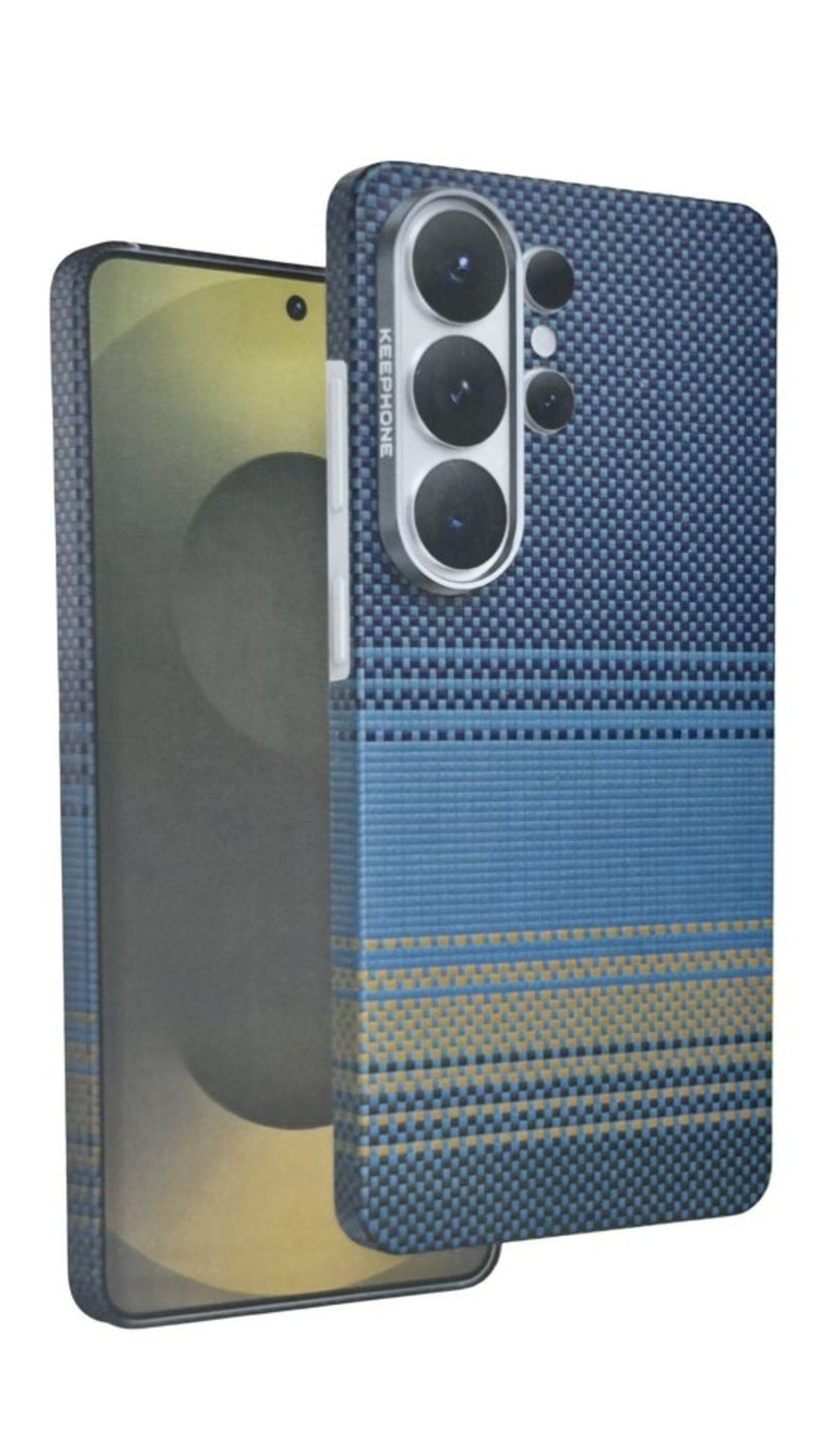 Накладка для Samsung Galaxy S26 Ultra Keephone Kevlar Moonrise MagSnap синий