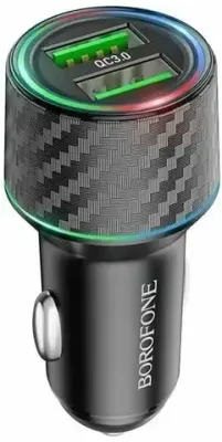 Автомобильное зарядное устройство Borofone BZ21A 36W (black)