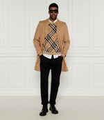 Хлопковый свитер Burberry - бежевый(8093497)
