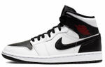Air Jordan 1 Mid 'White Black' Women's