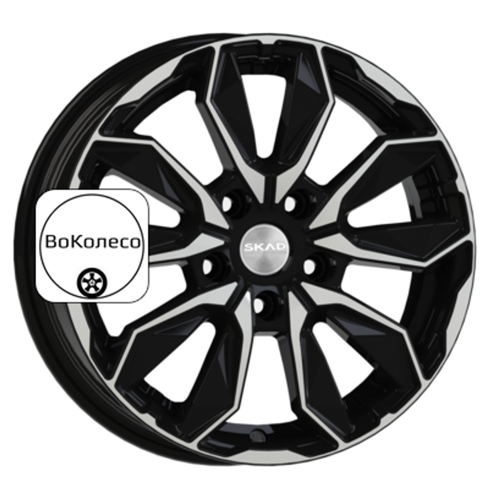 6x16/5x110 ET45 D63,35 Сочи (КЛ309) Алмаз СКАД