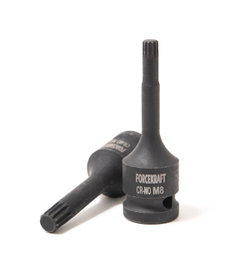 Головка-бита SPLINE ударная M8,1/2'' FORCEKRAFT FK-24807808MPB