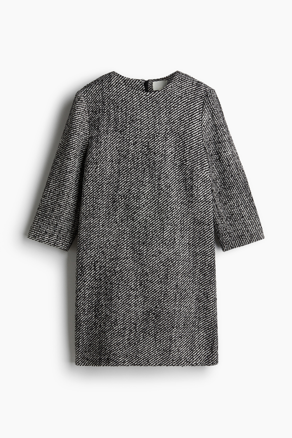 Платье-колокол из букле — рукава 3/4 - H&M