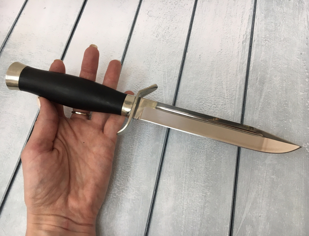 Нож Разведчик НР-40, 95Х18, чёрный граб