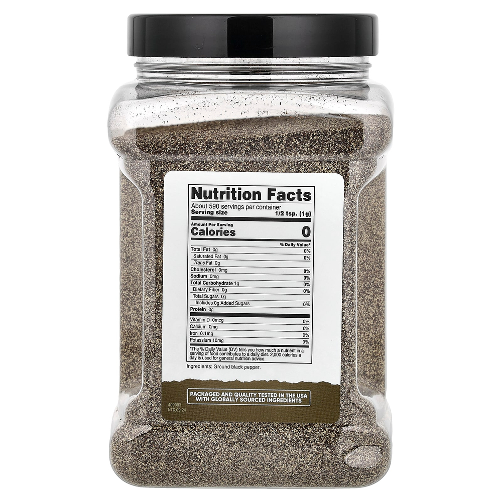 Nutricost, Pantry, крупный молотый черный перец, 590 г (21,1 унции)