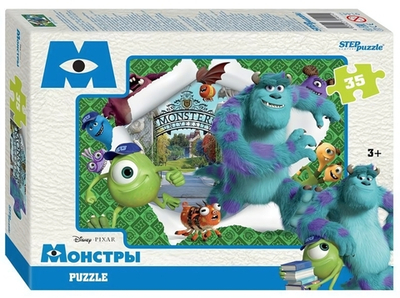 Пазл 35эл. "Монстры" (Disney) (Степ пазл)
