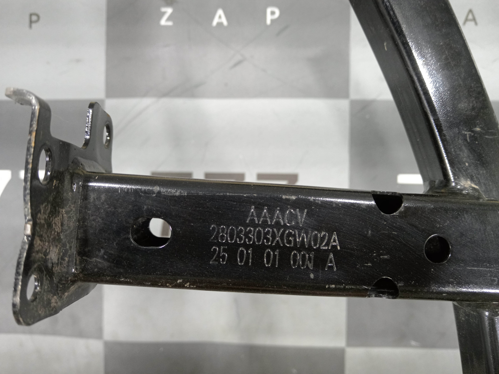 Усилитель переднего бампера Haval F7 1, F7x 1 19-24 Б/У Оригинал 2803303XGW02A