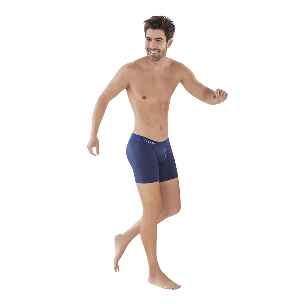 Темно-синие удлиненные трусы-боксеры Caribbean Long Boxer (Размер: XL) (Цвет: темно-синий)