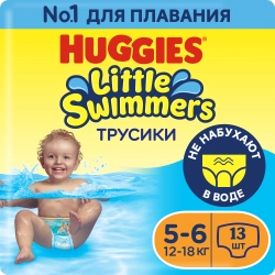 Трусики Huggies Little Swimmers для плавания 5 (12-18) 13 шт.