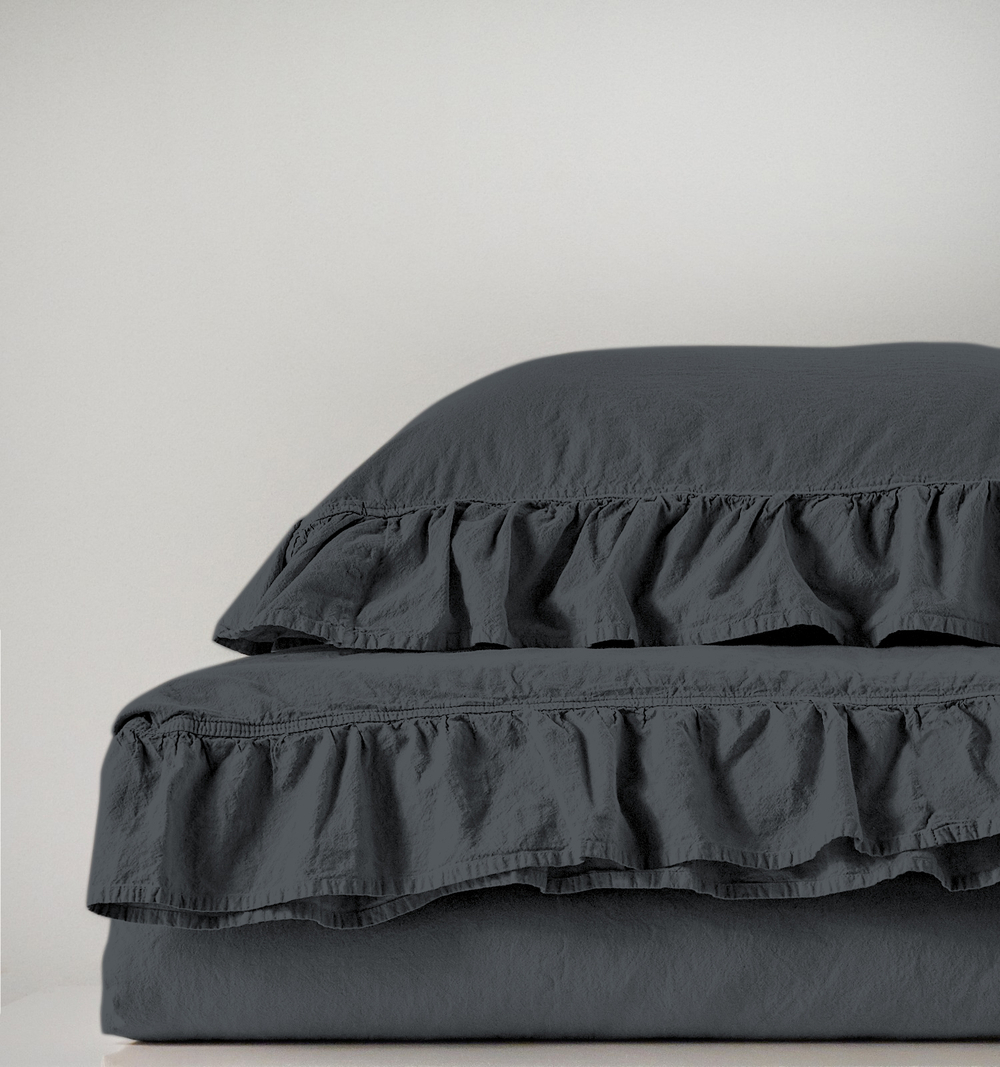 Lımasso КПБ 4 пр. Stonewashed Exclusıve Castle Rock пододеяльник 200*220, простынь 240*260, наволочки 50*70 2шт