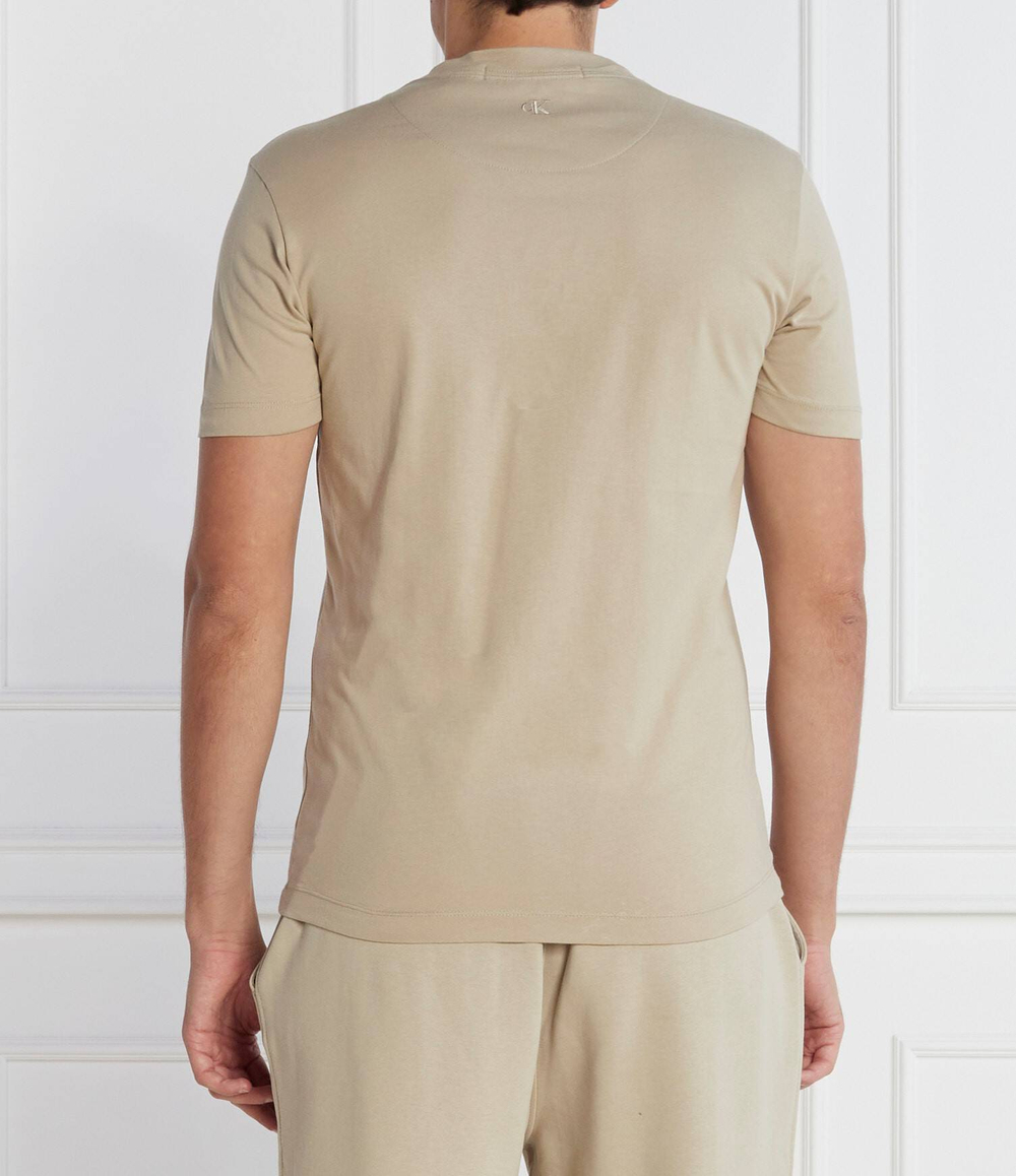 Футболка INSTITUTIONAL CALVIN KLEIN JEANS - бежевый(J30J322848)