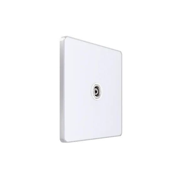 Розетка телевизионная TV/FM 5-1000Mгц Systeme Electric Infinity Арктический лед FSE000191