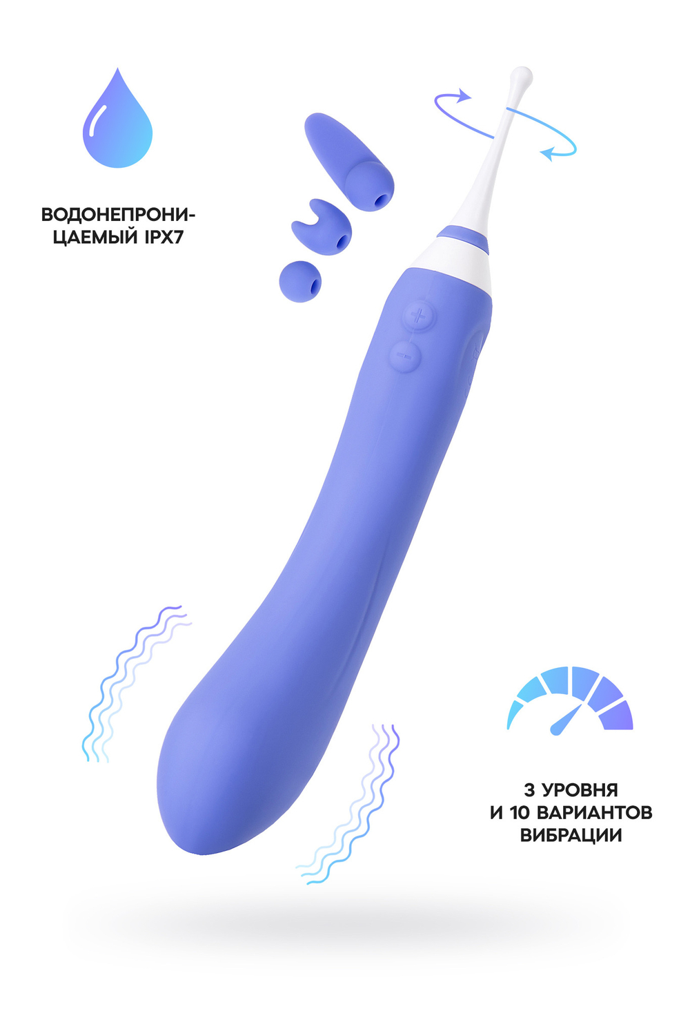 Вибратор LOVENSE Hyphy с клиторальным стимулятором